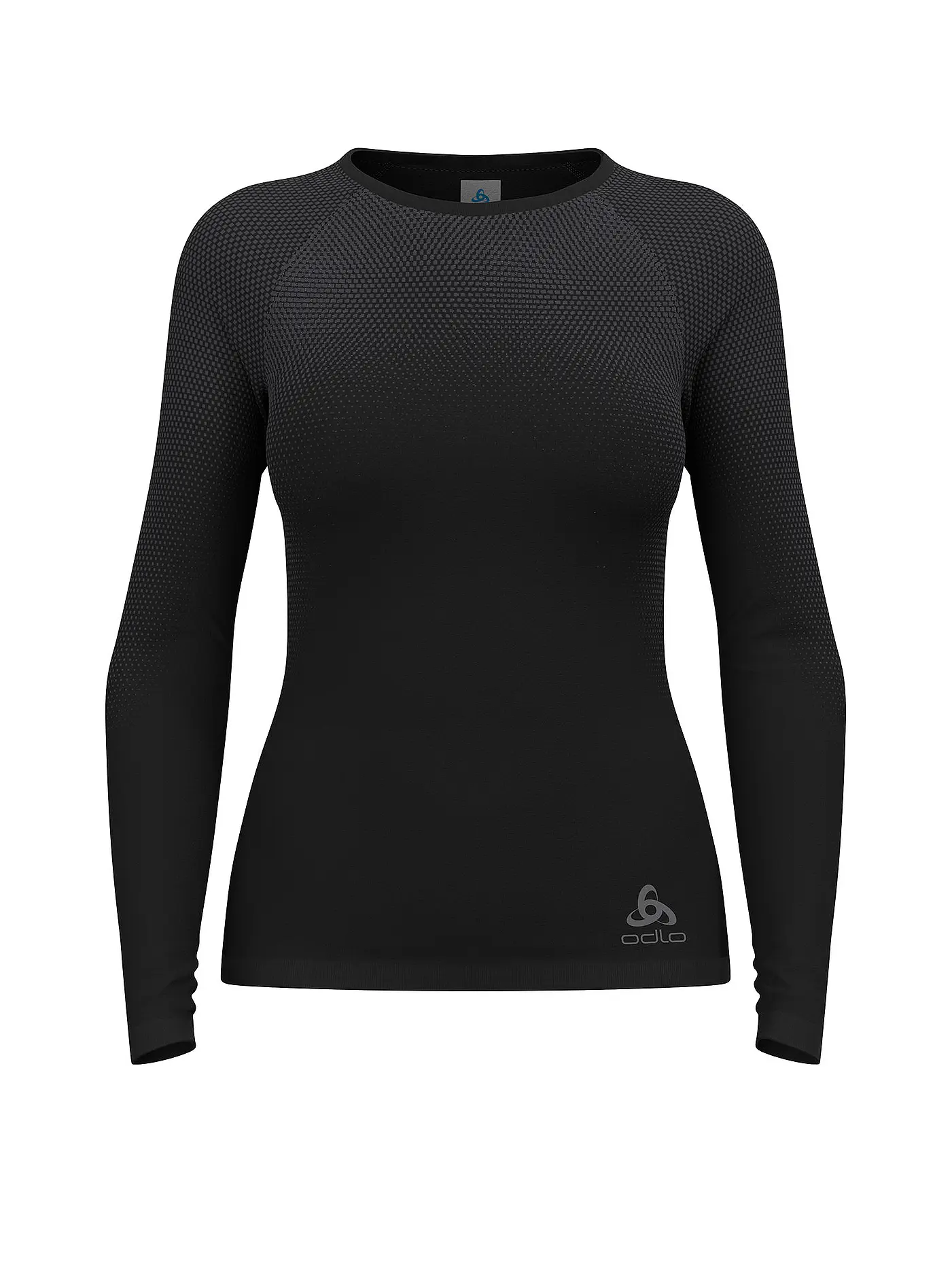 ODLO | Damen Laufwäsche Shirt Performance Light Base Layer | schwarz